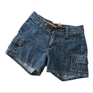 RIDERS Copper Collection denim jean shorts women's 14 / Large Vintage style Y2K